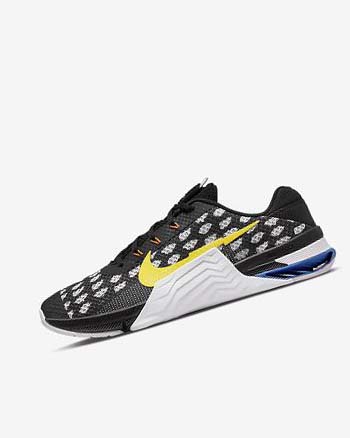 Nike Metcon 7 Negros Blancos Azules Amarillos | MX 2247